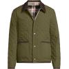 Lands’ End Men’s Reversible Insulated Barn Jacket(River Stone/Olive Plaid)