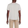 Lands’ End Men’s Short Sleeve American-Grown Supima Cotton Curved Hem Tee(Light Stone)
