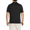 Lands’ End Men’s Short Sleeve American-Grown Supima Cotton Polo Shirt(Black)