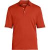 Lands’ End Men’s Short Sleeve American-Grown Supima Cotton Polo Shirt(Bourbon)