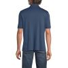 Lands’ End Men’s Short Sleeve American-Grown Supima Cotton Polo Shirt(Nightfall Blue)