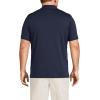 Lands’ End Men’s Short Sleeve American-Grown Supima Cotton Polo Shirt(Radiant Navy)