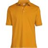 Lands’ End Men’s Short Sleeve American-Grown Supima Cotton Polo Shirt(Vintage Amber)