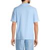 Lands’ End Men’s Short Sleeve Essential Pajama Shirt(Blue Jay)