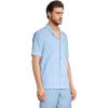 Lands’ End Men’s Short Sleeve Essential Pajama Shirt(Blue Jay)