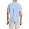 Lands’ End Men’s Short Sleeve Sail Rigger Shirt(Blue)