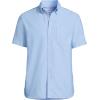 Lands’ End Men’s Short Sleeve Sail Rigger Shirt(Blue)