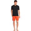 Lands’ End Men’s Short Sleeve Swim Tee Rash Guard(Black)