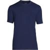Lands’ End Men’s Short Sleeve Swim Tee Rash Guard(Deep Sea Navy)
