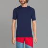 Lands’ End Men’s Short Sleeve Swim Tee Rash Guard(Deep Sea Navy)