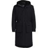 Lands’ End Men’s Squall Waterproof Insulated Winter Stadium Coat(Black)