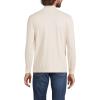 Lands’ End Men’s Super-T Cotton-Blend Mock Turtleneck Shirt(Flax Heather)