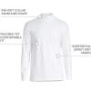 Lands’ End Men’s Super-T Cotton-Blend Mock Turtleneck Shirt(White)