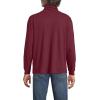 Lands’ End Men’s Super-T Cotton-Blend Turtleneck Shirt(Rich Burgundy Heather)