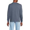 Lands’ End Men’s Super-T Long Sleeve T-Shirt(Nightfall Blue Heather)