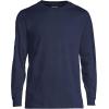 Lands’ End Men’s Super-T Long Sleeve T-Shirt(Radiant Navy)