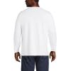Lands’ End Men’s Super-T Long Sleeve T-Shirt(White)