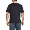 Lands’ End Men’s Super-T Short Sleeve T-Shirt with Pocket(Black)
