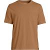 Lands’ End Men’s Super-T Short Sleeve T-Shirt with Pocket(Canyon Camel)