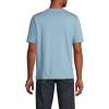 Lands’ End Men’s Super-T Short Sleeve T-Shirt with Pocket(Light Storm Blue)