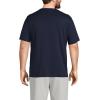 Lands’ End Men’s Super-T Short Sleeve T-Shirt with Pocket(Radiant Navy)