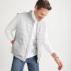 Lands’ End Men’s Sweater Hybrid Vest(Light Mist)