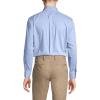 Lands’ End Men’s Tailored Fit No Iron Solid American-Grown Supima Cotton Pinpoint Buttondown Collar Dress Shirt(Light Blue)