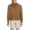 Lands’ End Men’s Textural Slub Hoodie Sweater(Coriander)