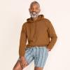 Lands’ End Men’s Textural Slub Hoodie Sweater(Coriander)