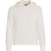 Lands’ End Men’s Textural Slub Hoodie Sweater(Ivory)