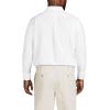 Lands’ End Men’s Traditional Fit Solid No Iron American-Grown Supima Oxford Dress Shirt(White)