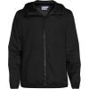 Lands’ End Men’s UPF 50 Windbreaker Jacket(Black)