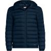 Lands’ End Men’s Wanderweight Ultralight Packable Hooded Down Jacket(Radiant Navy)