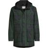 Lands’ End Men’s Waterproof Squall Parka(Deep Forest Blackwatch Plaid)