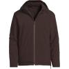 Lands’ End Men’s Weatherproof Reversible Hooded Jacket(Rich Coffee/Woodland Moss)