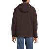 Lands’ End Men’s Weatherproof Reversible Hooded Jacket(Rich Coffee/Woodland Moss)