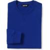 Lands’ End School Uniform Adult Long Sleeve Crewneck Sweatshirt(Cobalt)