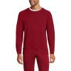 Lands’ End School Uniform Adult Long Sleeve Crewneck Sweatshirt(Garnet)