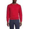 Lands’ End School Uniform Adult Long Sleeve Crewneck Sweatshirt(Red)