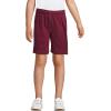 Lands’ End School Uniform Boys Mesh Gym Shorts(Burgundy)