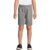 Lands’ End School Uniform Boys Mesh Gym Shorts(Stone Gray)