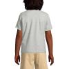 Lands’ End School Uniform Boys Short Sleeve Essential T-Shirt(Gray Heather)