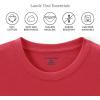 Lands’ End School Uniform Boys Short Sleeve Essential T-Shirt(Red)