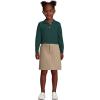 Lands’ End School Uniform Girls Active Chino Skort Top of The Knee(Khaki 23)