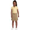 Lands’ End School Uniform Girls Blend Chino Skort Above Knee(Khaki)