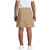 Lands’ End School Uniform Girls Blend Chino Skort Above Knee(Khaki)