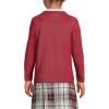 Lands’ End School Uniform Girls Cotton Modal Cardigan Sweater(Garnet)