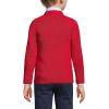 Lands’ End School Uniform Girls Cotton Modal Zip-Front Cardigan Sweater(Red)