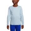 Lands’ End School Uniform Girls Long Sleeve Essential T-Shirt(Chambray Blue)