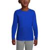 Lands’ End School Uniform Girls Long Sleeve Essential T-Shirt(Cobalt)